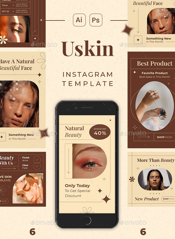 Template Instagram Estetika Uskin