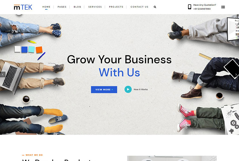 MightyTek IT 服務和技術 WordPress 主題