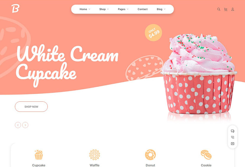 Bakerfresh - سمة WooCommerce لـ Cake Shop