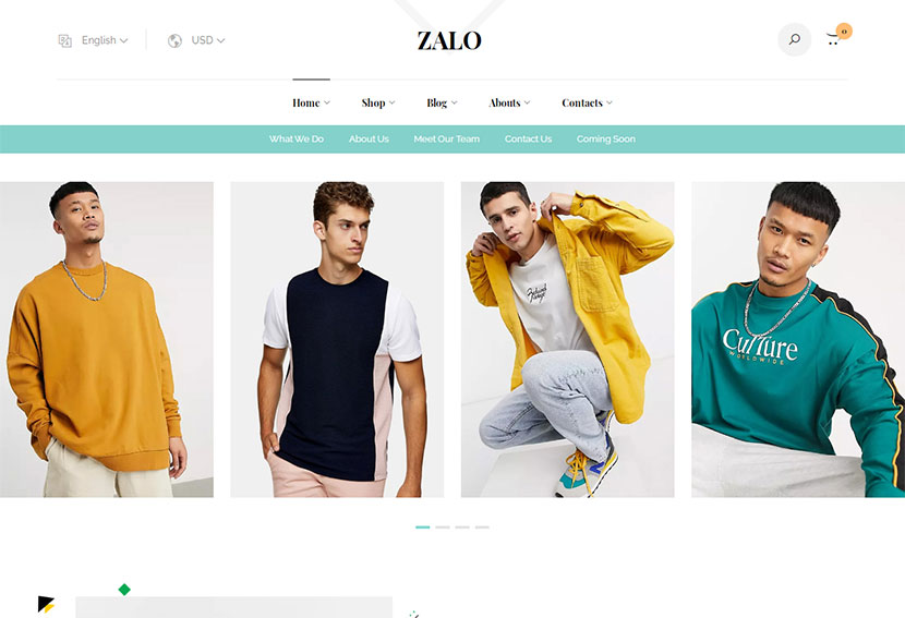 Zalo fashion - tema WooCommerce