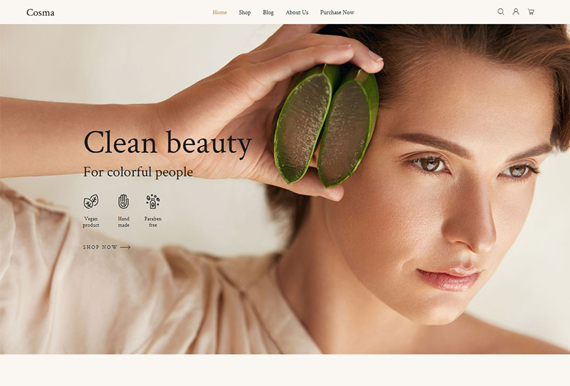 Cosma - Tema WP para Tienda de Belleza y Cosméticos