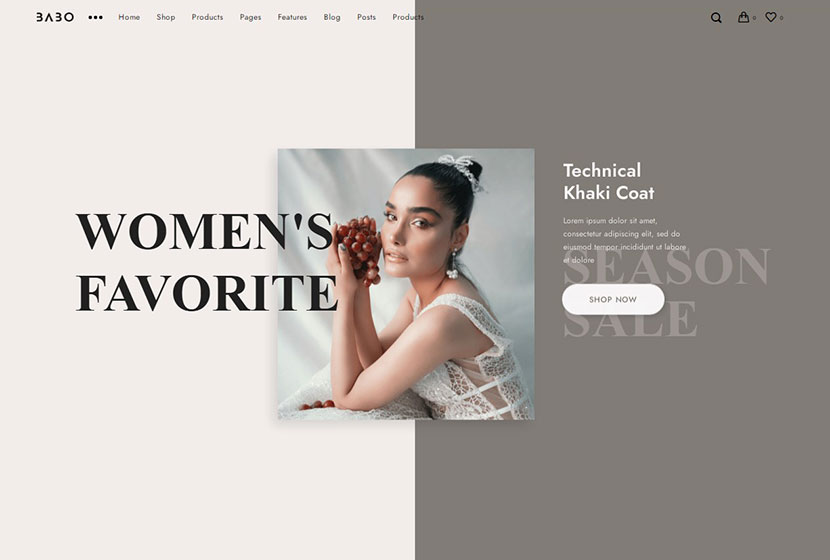 بابو - سمة WooCommerce حديثة ومرنة