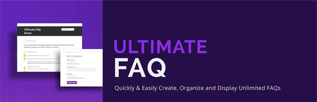 Ultimate FAQ WordPress Plugin de întrebări frecvente