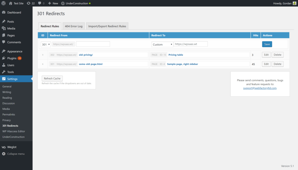 301 redirect example