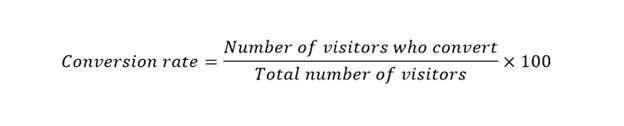 conversion rate formula