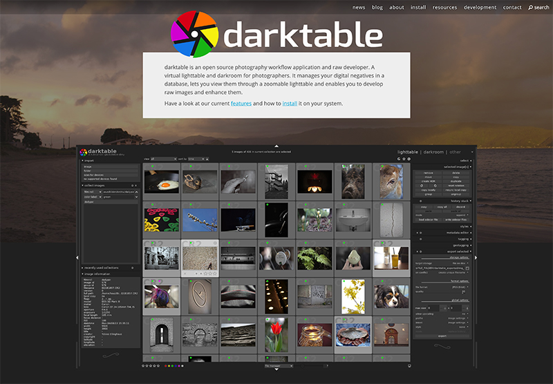 darktable-fotoğraf-düzenleme-yazılım