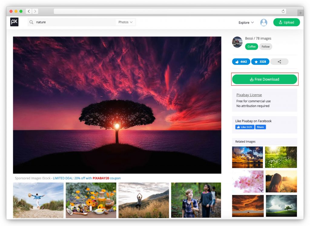 Baixe imagens do Pixabay