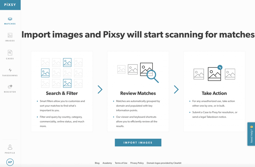 Web サイトの画像を盗難から保護する