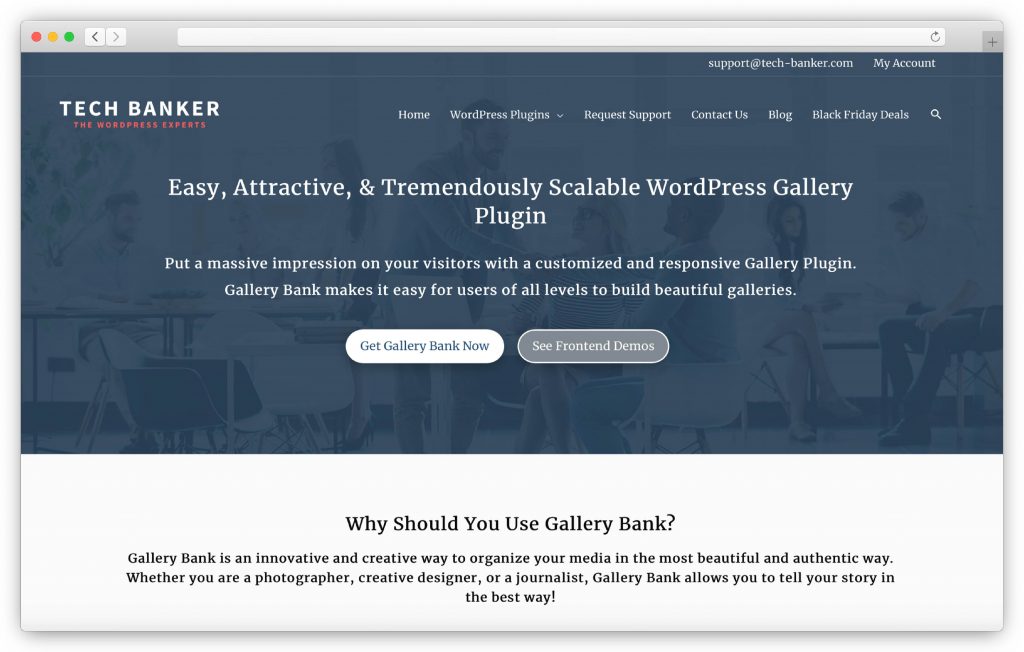 Gallery Bank 界面 - WP Gallery 插件