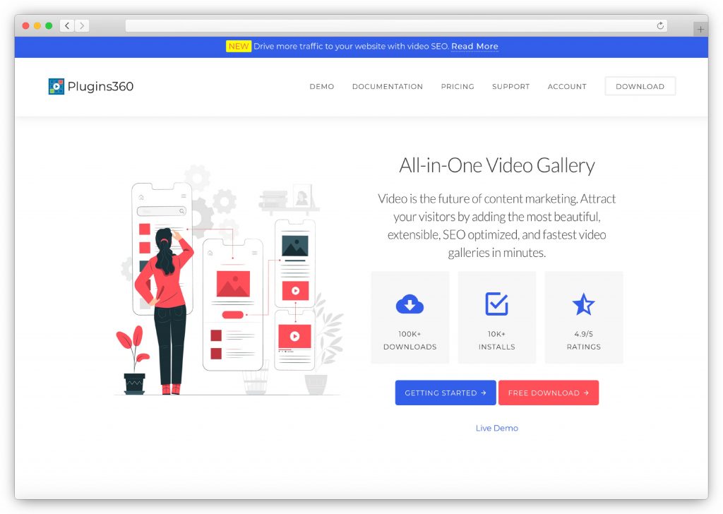 Galerie video All-in-One