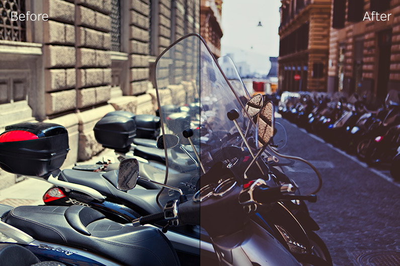 Presetare Lightroom pentru mașini și motociclete