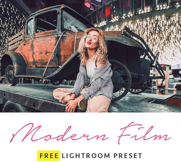 Modernes Lightroom-Preset für Filme