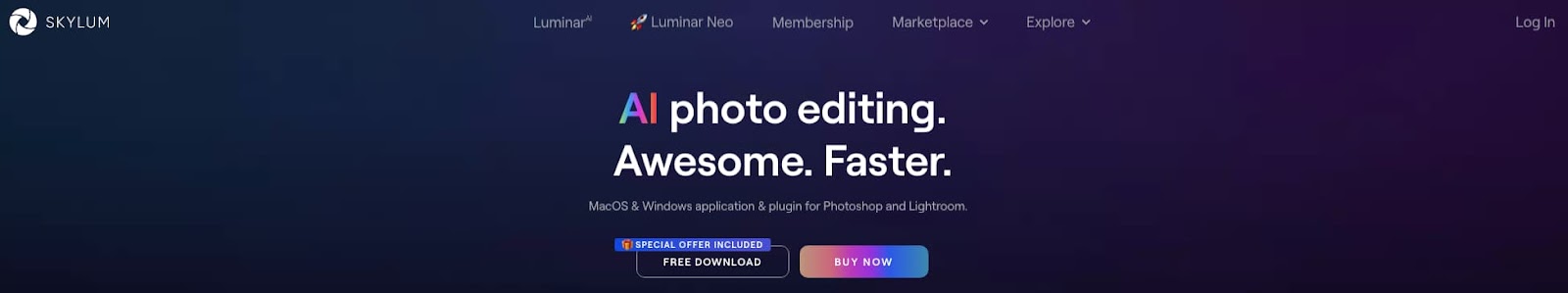 照片編輯軟件 Luminar