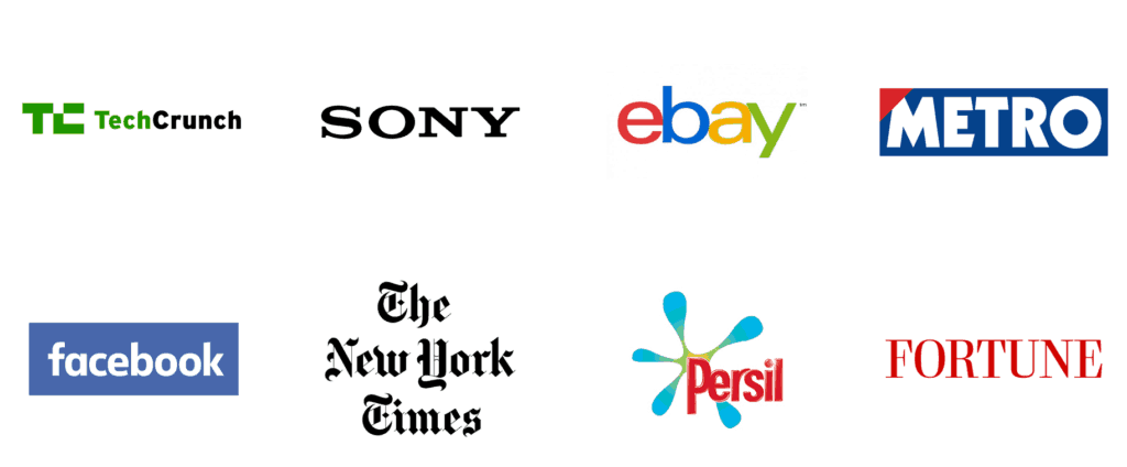 WordPress 受到许多企业公司的信任，这里只是一些：TechCrunch、Sony、ebay、Metro、facebook、The New York Times、Persil & Fortune