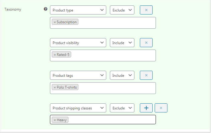 분류별로 WooCommerce 쿠폰 제한