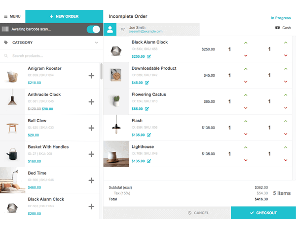 Tempat penjualan WooCommerce FooSales