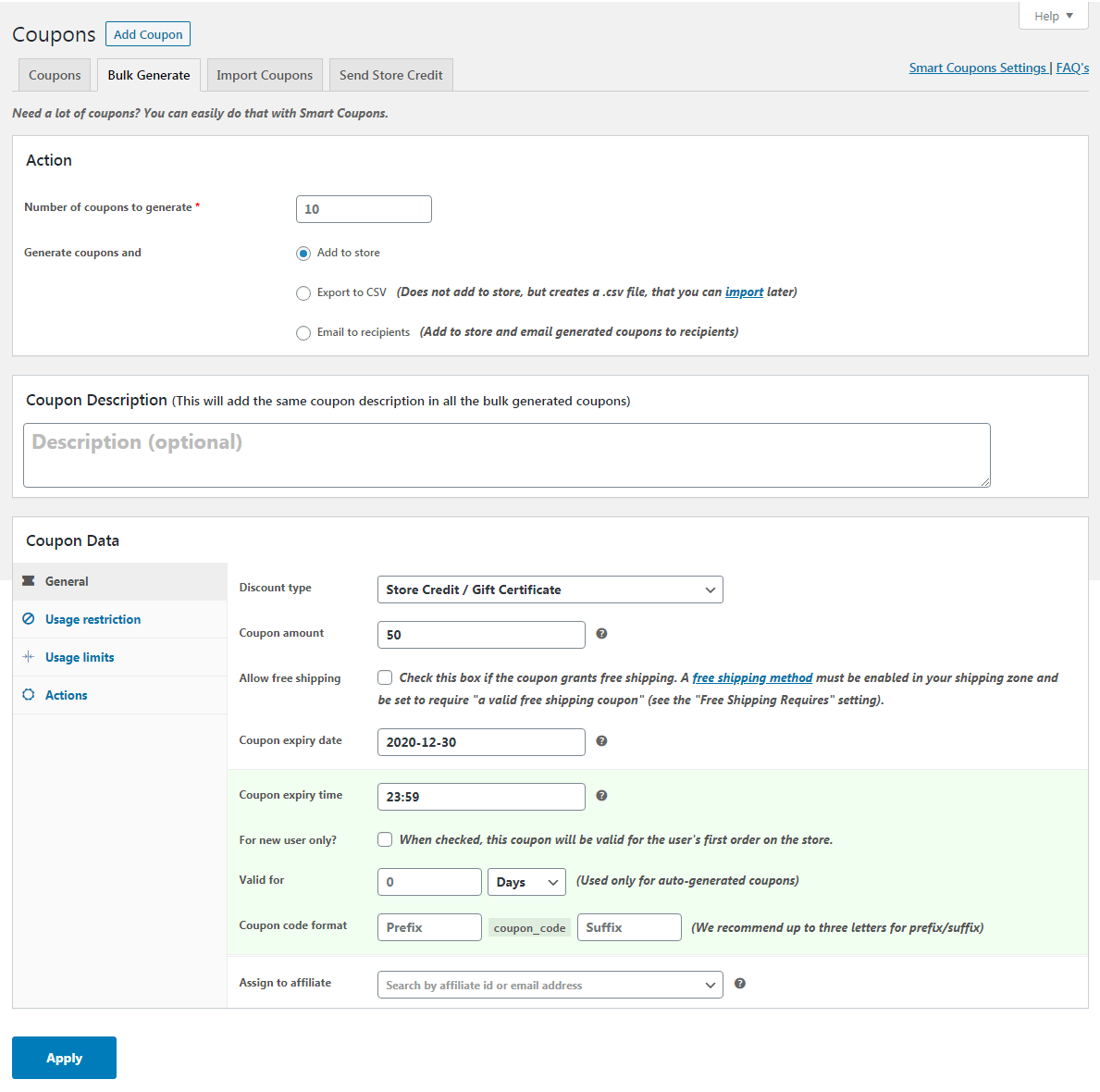 智能优惠券 WooCommerce 折扣插件