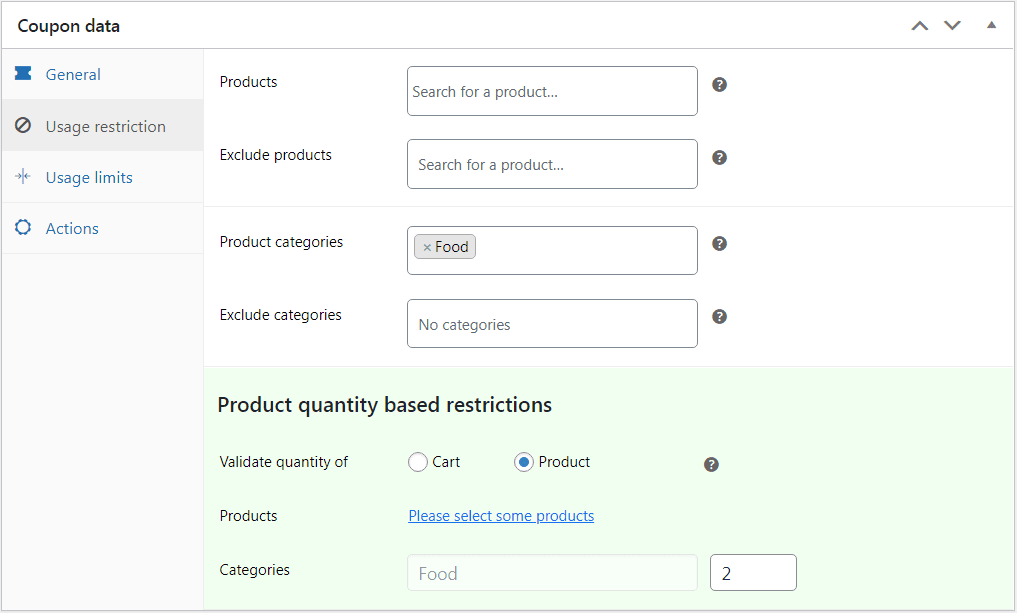 seleziona la categoria del prodotto per acquista 2 ottieni 1