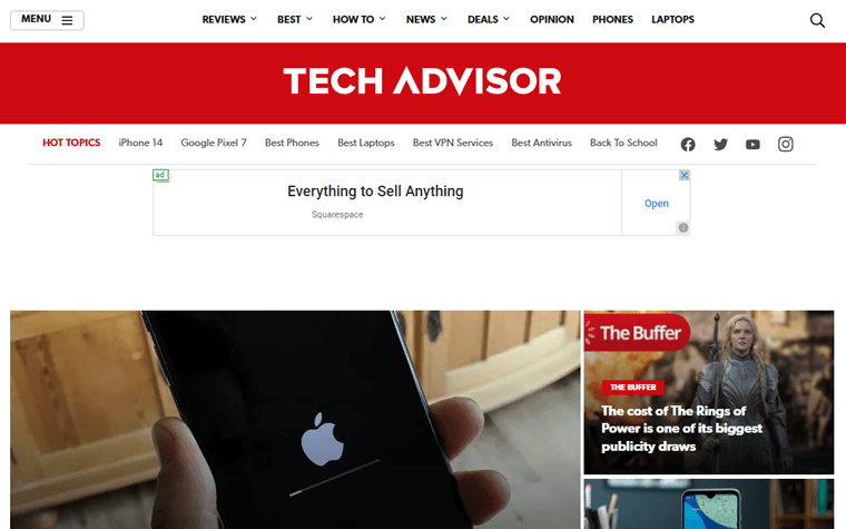 Tech Advisor Älteste Tech Magazine Website