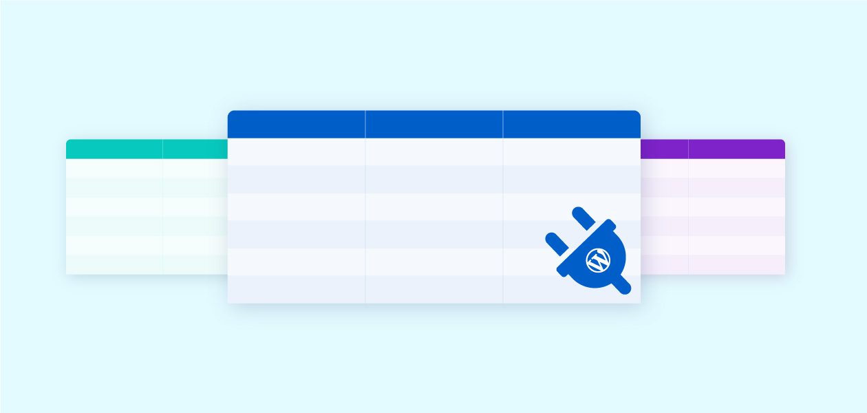 Wordpress-Tabellen-Plugins