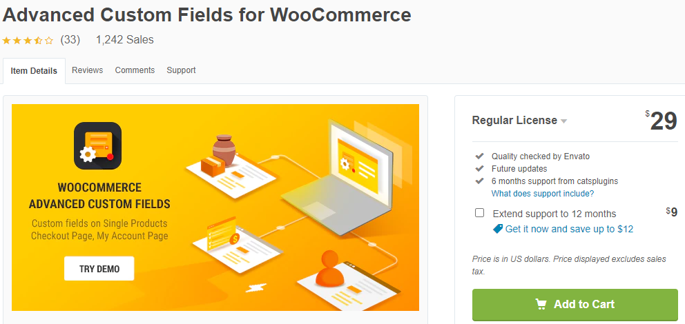 Campos personalizados avançados para WooCommerce