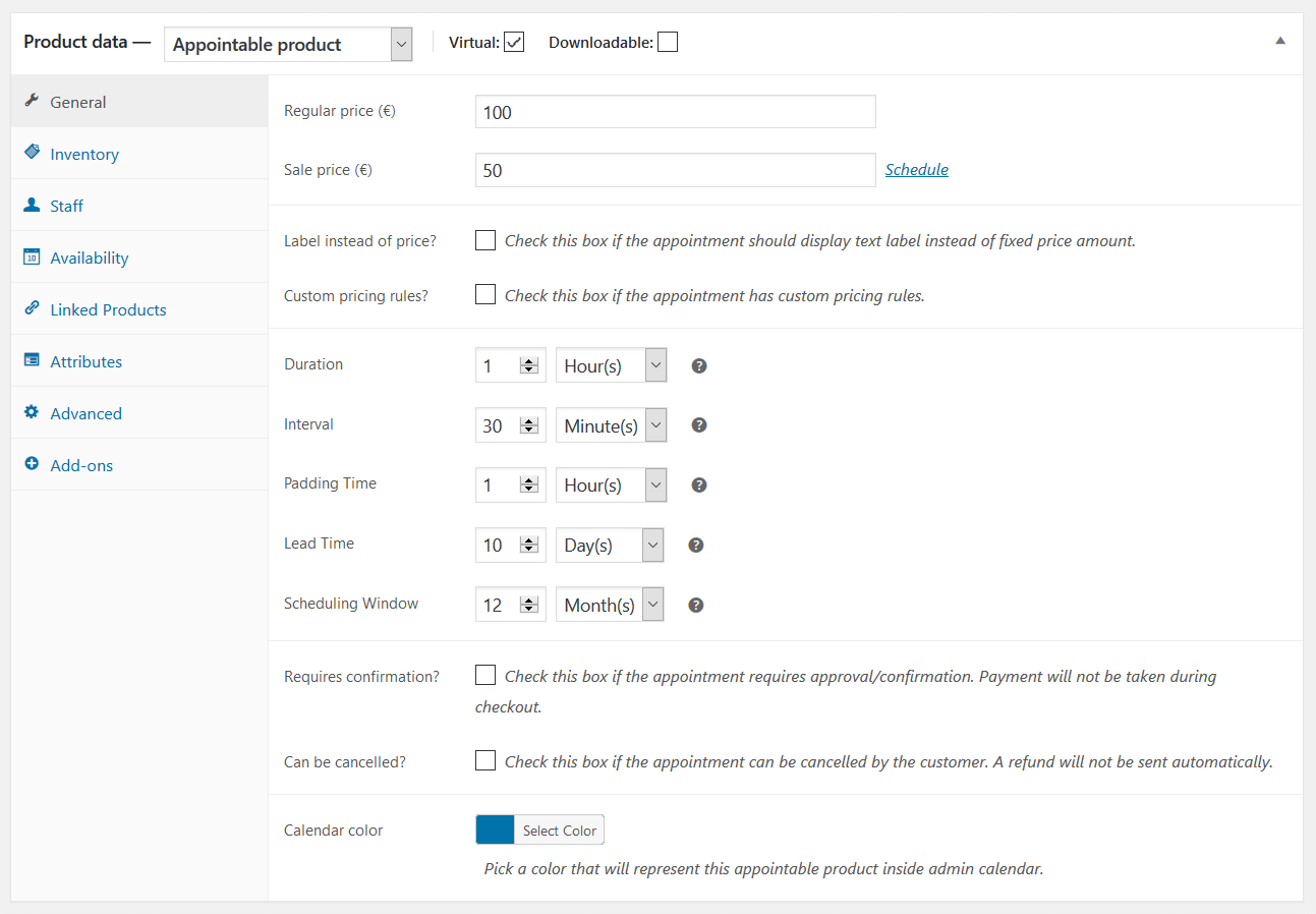 Interfața de utilizare a programelor WooCommerce