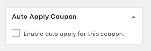 Automatically Apply WooCommerce-coupon