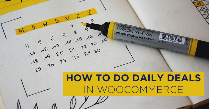 how to do daily deals in woocommerce