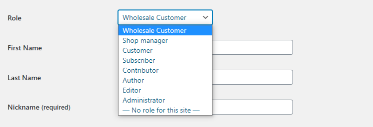 Changing user roles in WooCommerce