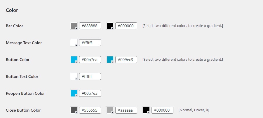 Customizing your free shipping bar's style