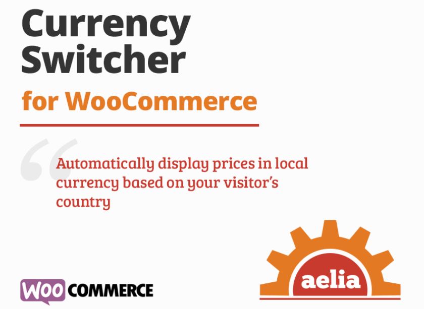 Aelia WooCommerce Currency Switcher enables you to display prices and accept currencies in different currencies. 