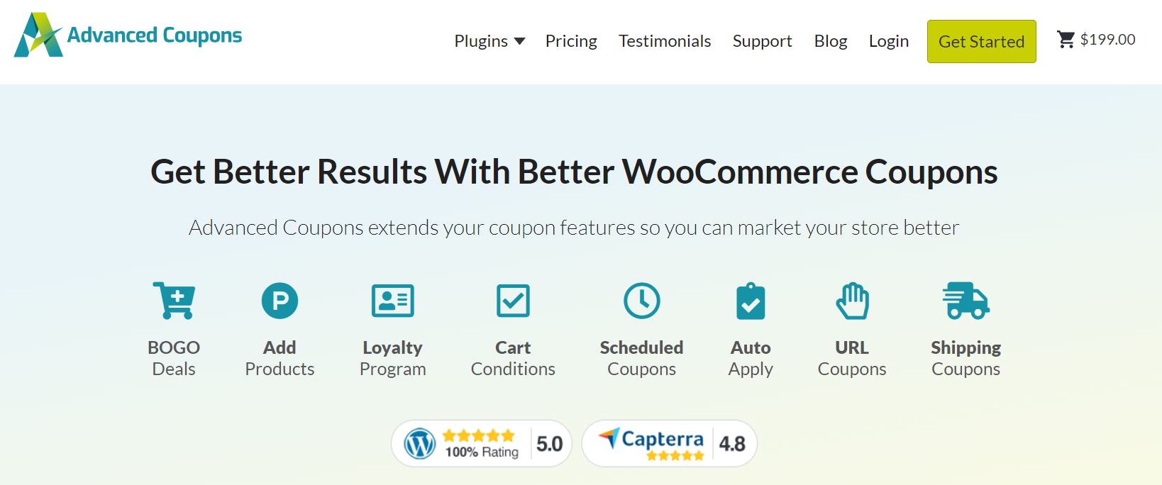 Advanced Coupons is one of the best WooCommerce marketing plugins for your site.