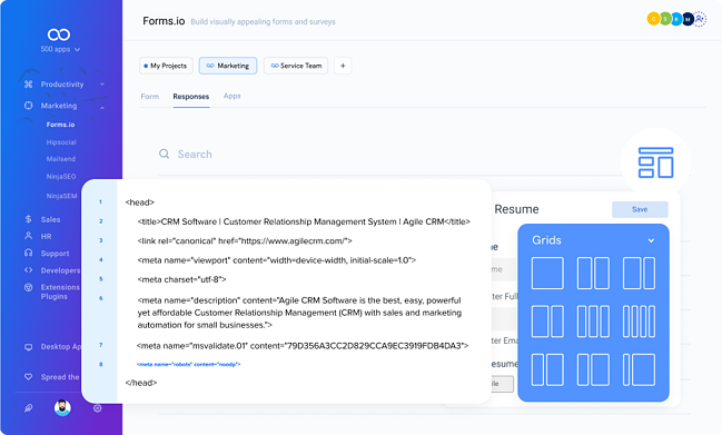 e-posta gönderme formu oluşturucu: formlar.io