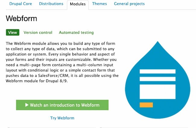 Instrumente de formulare web: Drupal