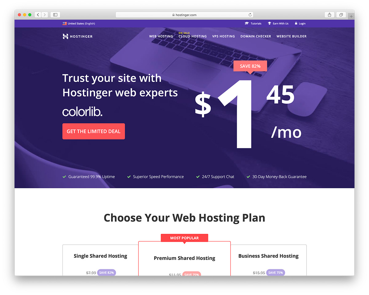 Hostinger 提供的最便宜的 WordPress 主机