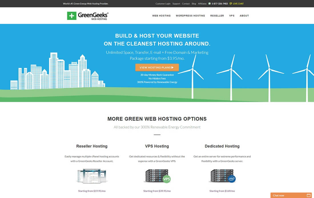 хостинг нескольких доменов greengeeks