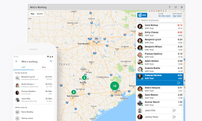 Utilisez QuickBooks Time pour le logiciel de suivi du temps GPS.