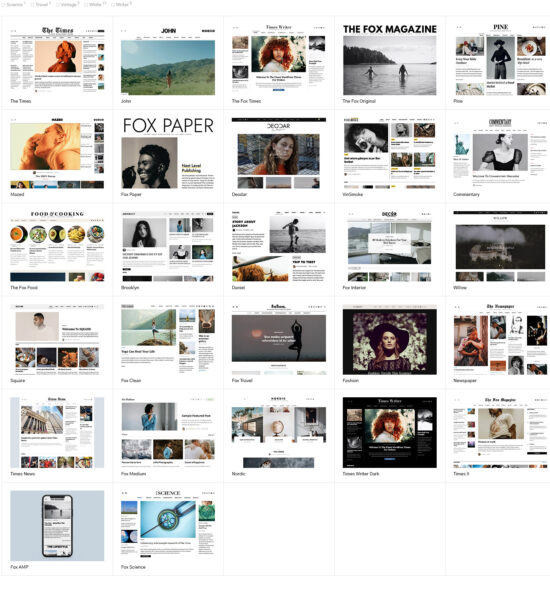 the fox magazine elementor amp wordpress theme