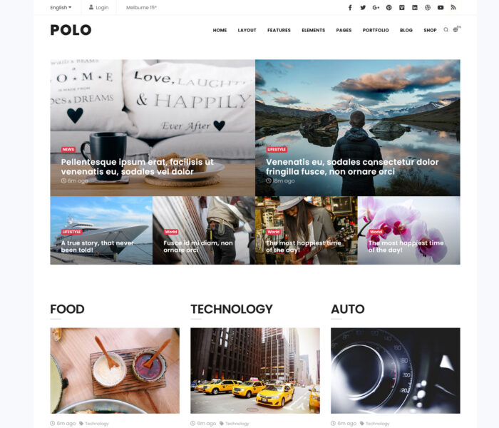 polo responsive bootstrap template