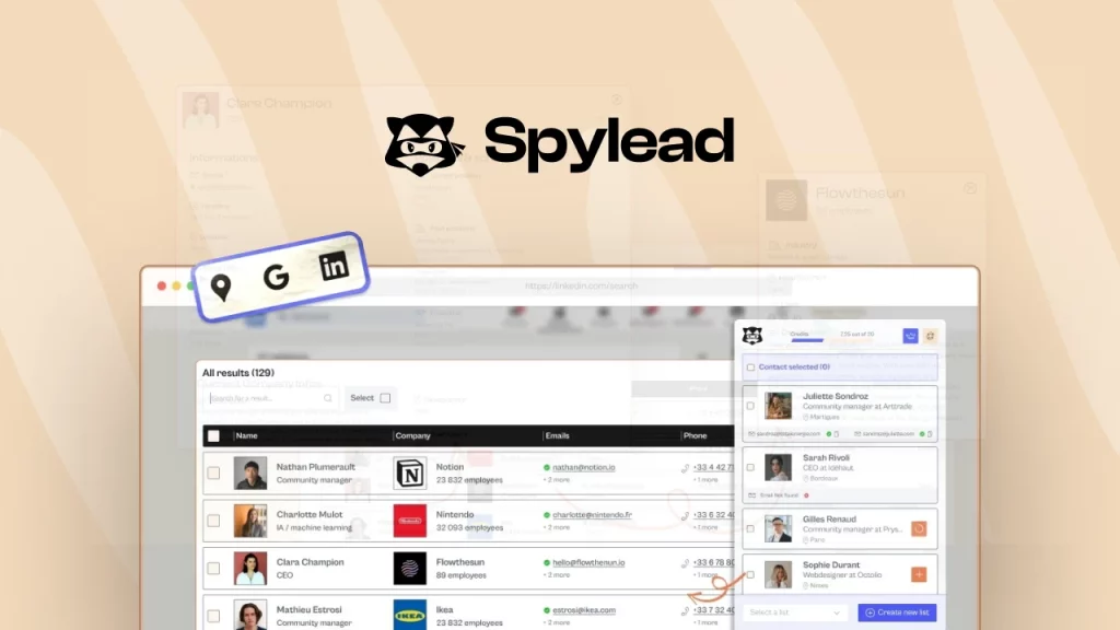 Outil Spylead