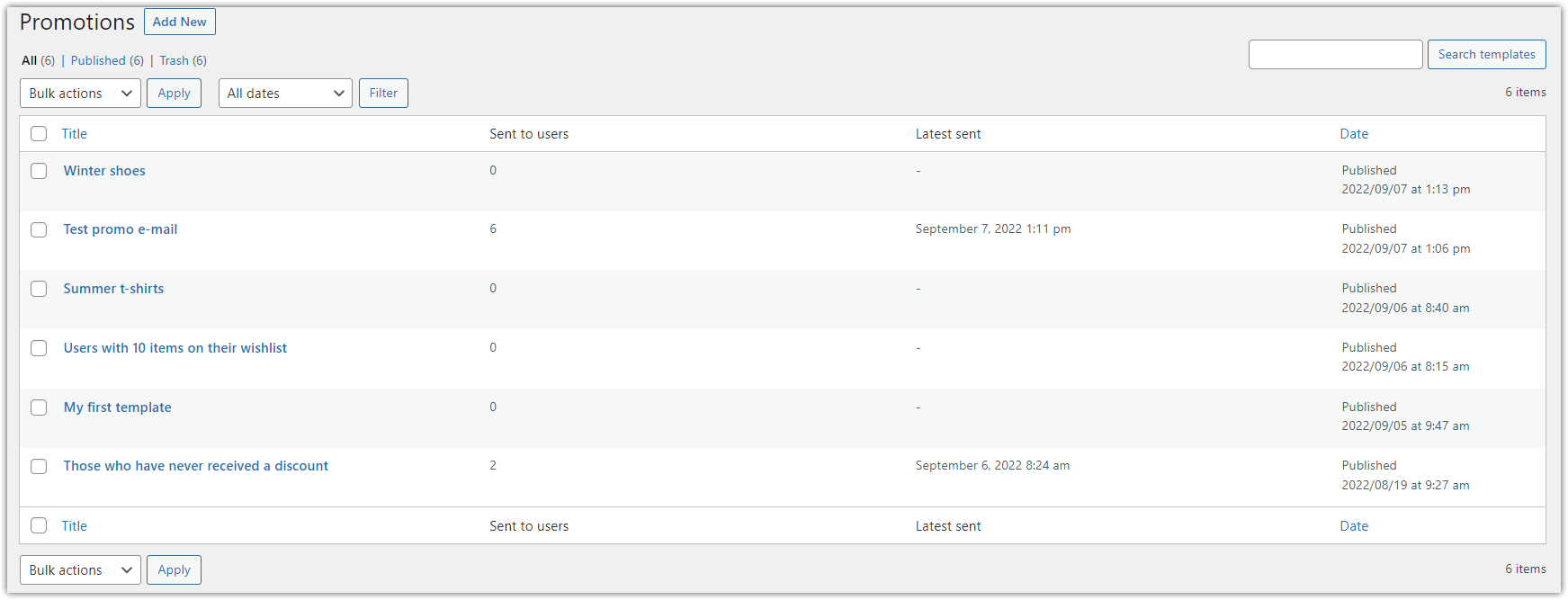 إرسال رسائل بريد إلكتروني ترويجية إلى عملائك