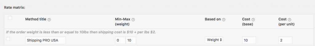 WooCommerce Tabela Opłaty za wysyłkę Pro