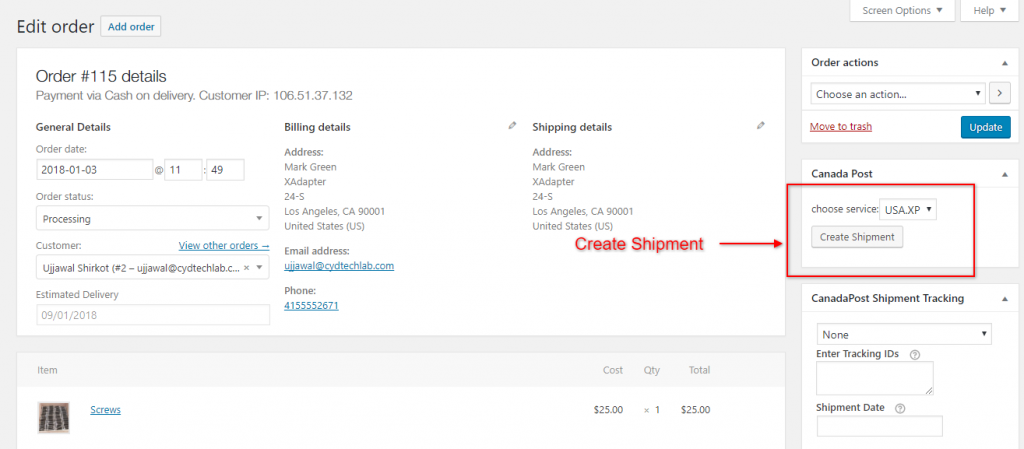 WooCommerce Kanada Post Shipping Plugin