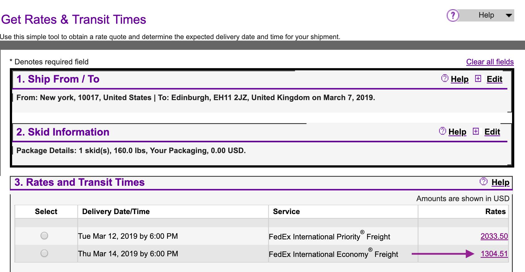 spedizione internazionale fedex