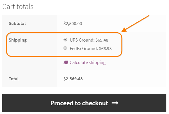 供應商的 woocommerce 運費