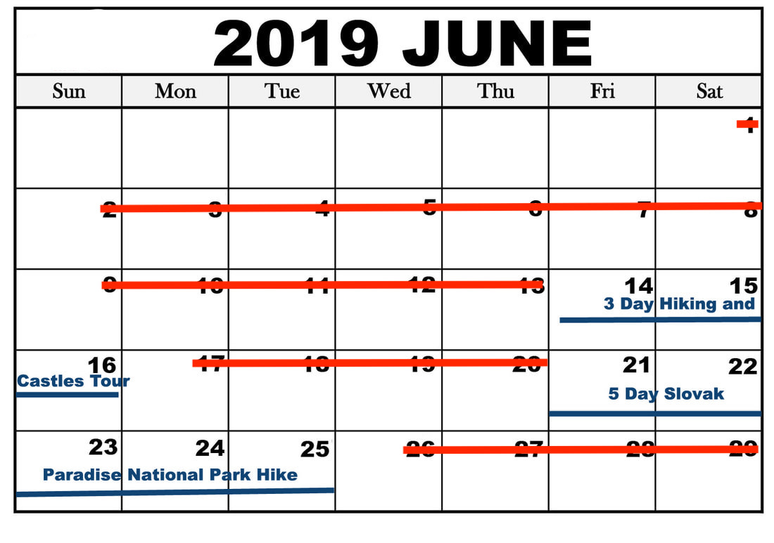 calendrier des visites