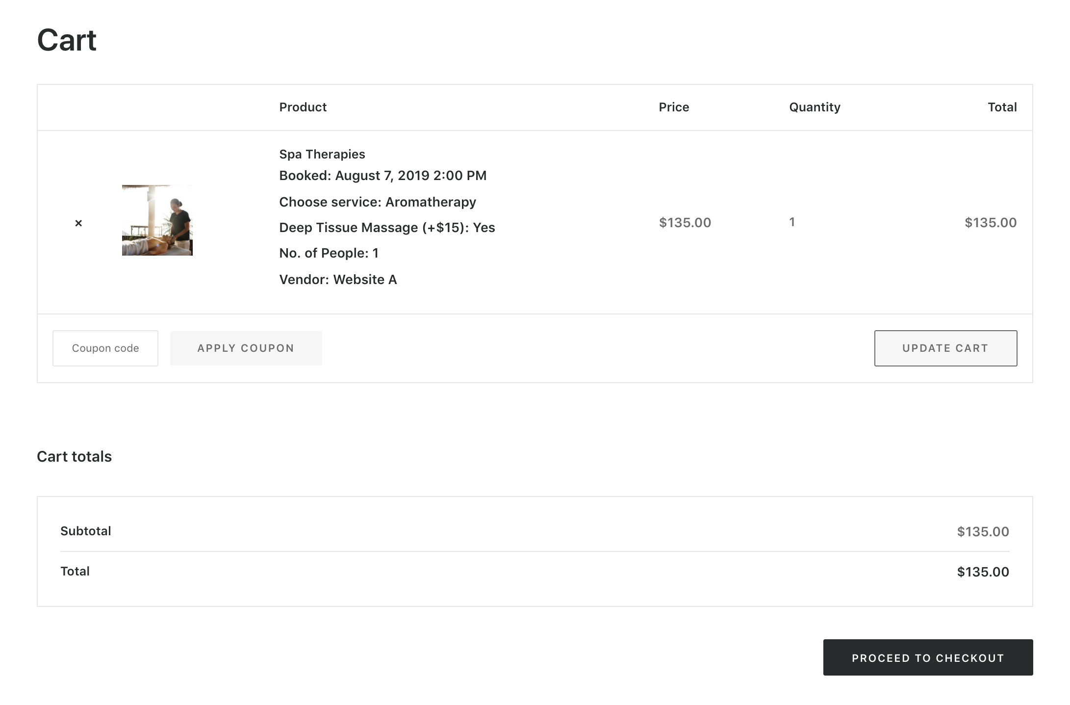 halaman keranjang woocommerce