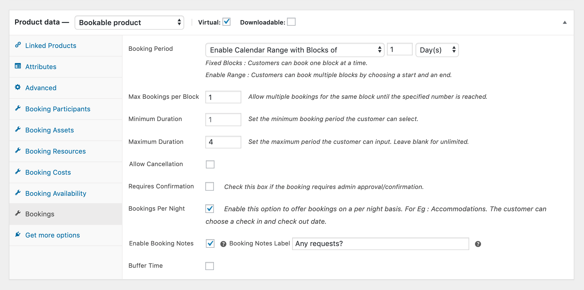 configurar reservas para su habitación de hotel