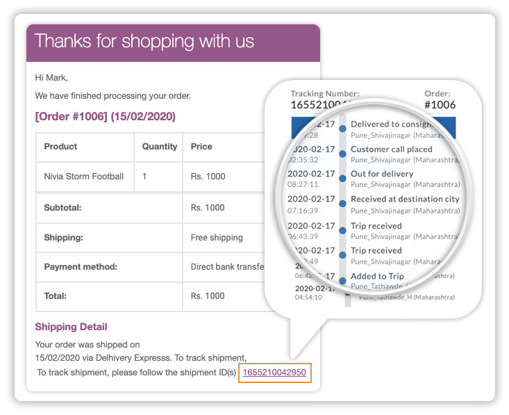 WooCommerce-Delhivery-tracking-dashboard