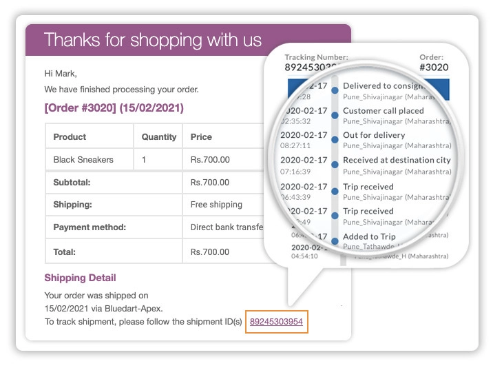 WooCommerce-Tracking-Bluedart